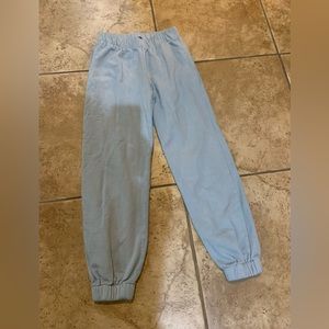 Brandy Melville, light blue joggers, oh S